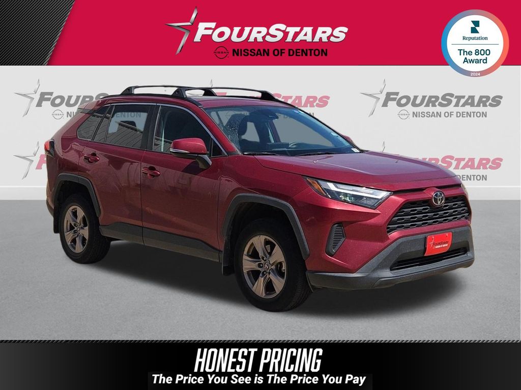 Red (Ruby Flare Pearl) 2022 Toyota RAV4 SUV / Crossover Front-Wheel Drive 8-Speed Automatic