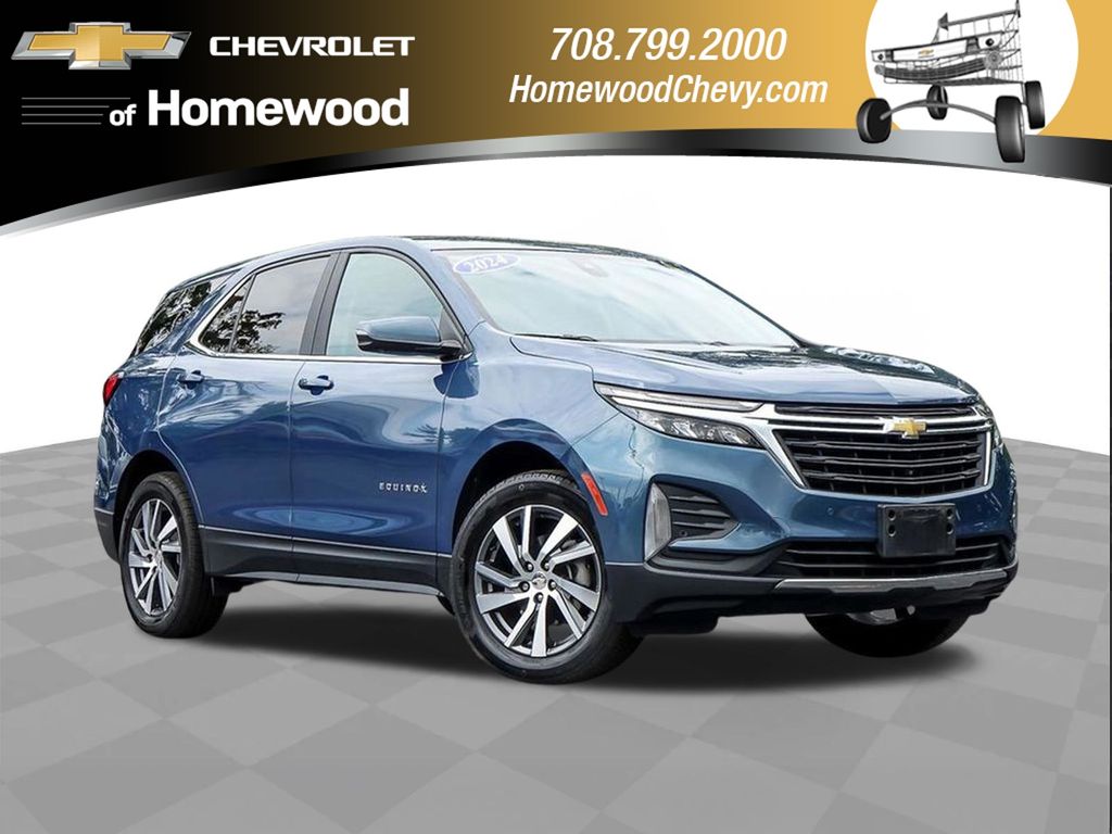 Lakeshore Blue Metallic 2024 Chevrolet Equinox SUV / Crossover Four-Wheel Drive 6-Speed Automatic Overdrive