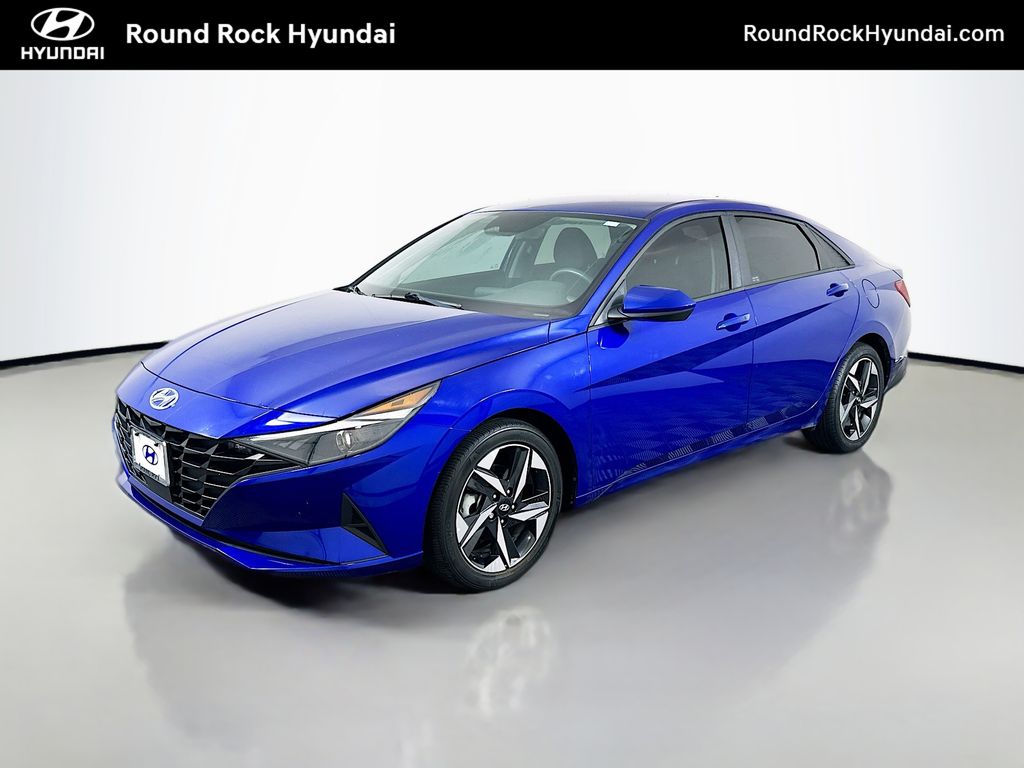Intense Blue 2023 Hyundai Elantra Sedan Front-Wheel Drive Continuously Variable Transmission