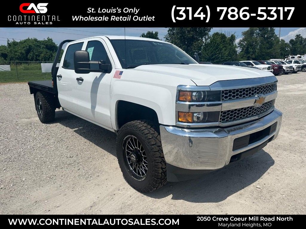 Summit White 2019 Chevrolet Silverado 3500HD Pickup Truck Four-Wheel Drive 6-Speed Automatic Overdrive
