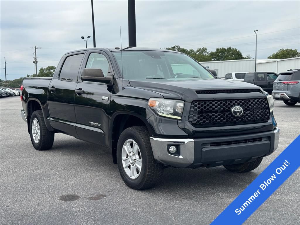 Midnight Black Metallic 2018 Toyota Tundra Pickup Truck Four-Wheel Drive 6-Speed Automatic Overdrive
