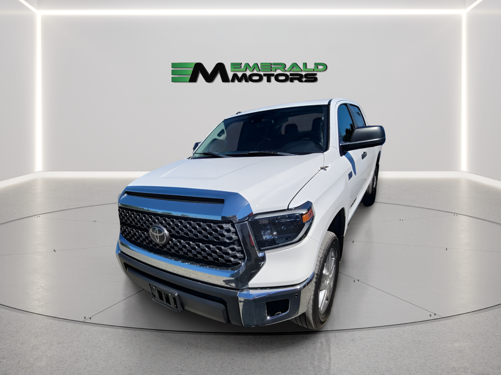 White 2019 Toyota Tundra Pickup Truck Four-Wheel Drive 6-Speed Automatic