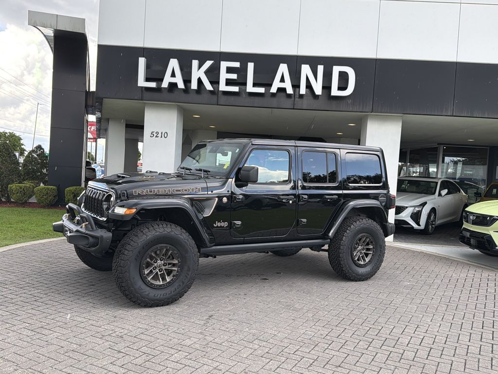 Black Clearcoat 2025 Jeep Wrangler SUV / Crossover Four-Wheel Drive 8-Speed Automatic