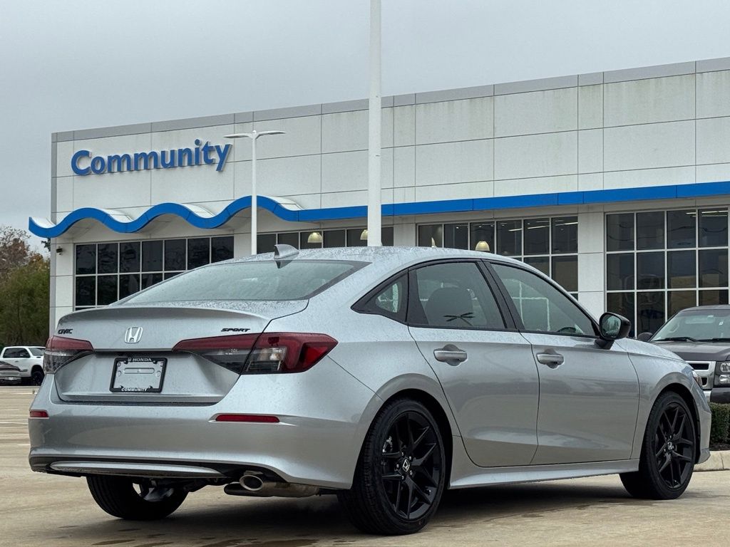 2026 Honda Civic Sport Silver at Monument Chevrolet