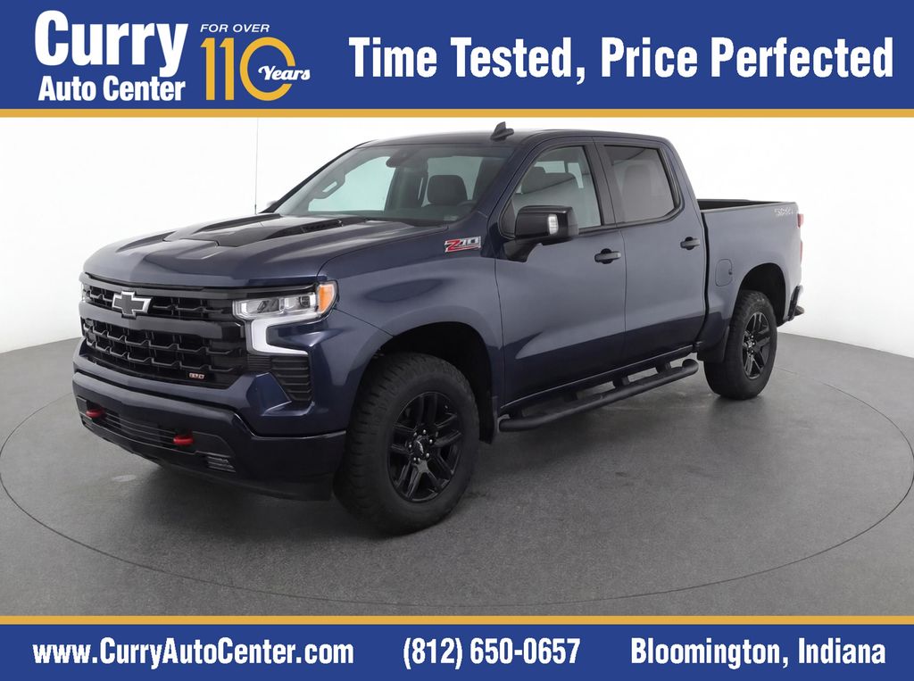 Dark Ash Metallic 2022 Chevrolet Silverado 1500 Pickup Truck Four-Wheel Drive Automatic