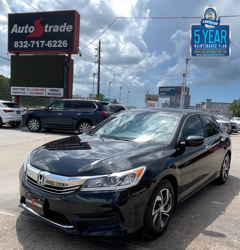 2016 Honda Accord LX Black at DeMontrond Mazda
