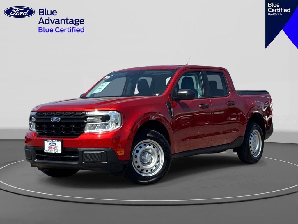 Chili Pepper Red 2024 Ford Maverick XL SuperCrew AWD Pickup Truck All-Wheel Drive 8-Speed Automatic