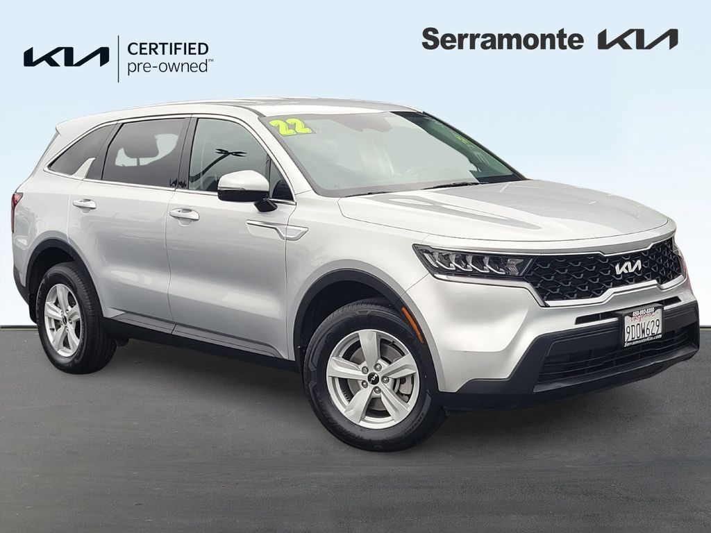 Sparkling Silver 2022 Kia Sorento SUV / Crossover All-Wheel Drive 8-Speed Automatic