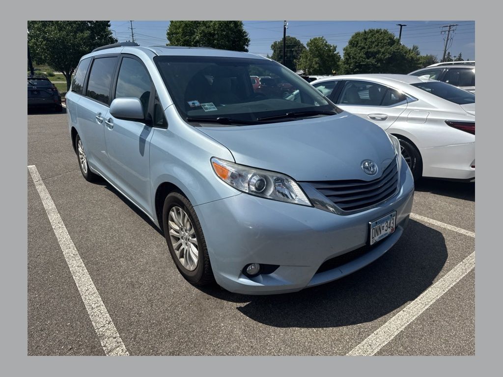 Sky Blue Pearl 2015 Toyota Sienna Minivan Front-Wheel Drive 6-Speed Automatic Overdrive
