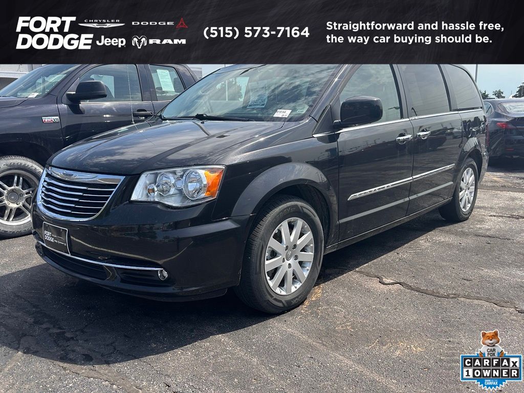 Mocha Java Pearlcoat 2014 Chrysler Town & Country Minivan Front-Wheel Drive 6-Speed Automatic