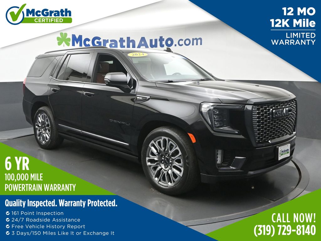 Onyx Black 2024 GMC Yukon SUV / Crossover Four-Wheel Drive