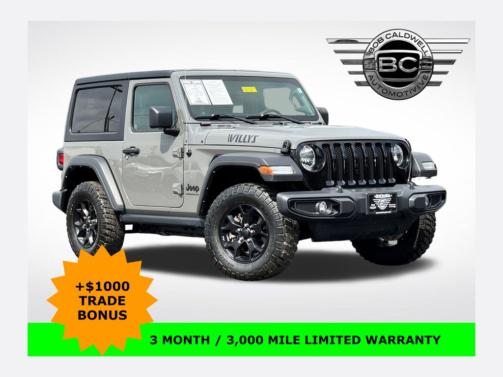 Sting-Gray Clearcoat 2022 Jeep Wrangler Willys 4WD SUV / Crossover Four-Wheel Drive 8-Speed Automatic