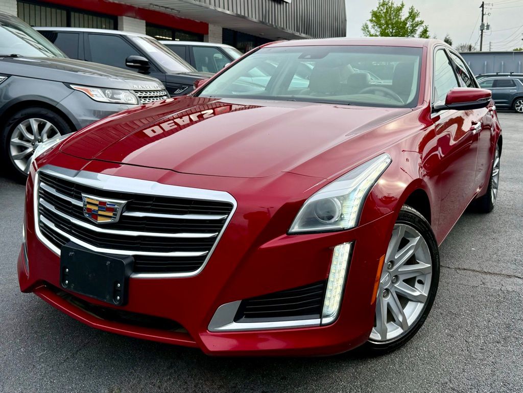 Red Obsession Tintcoat 2015 Cadillac CTS 2.0T Luxury AWD Sedan All-Wheel Drive 6-Speed Automatic