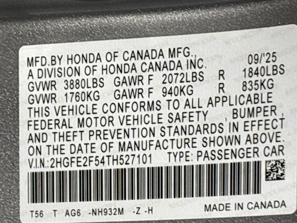 2026 Honda Civic Sport