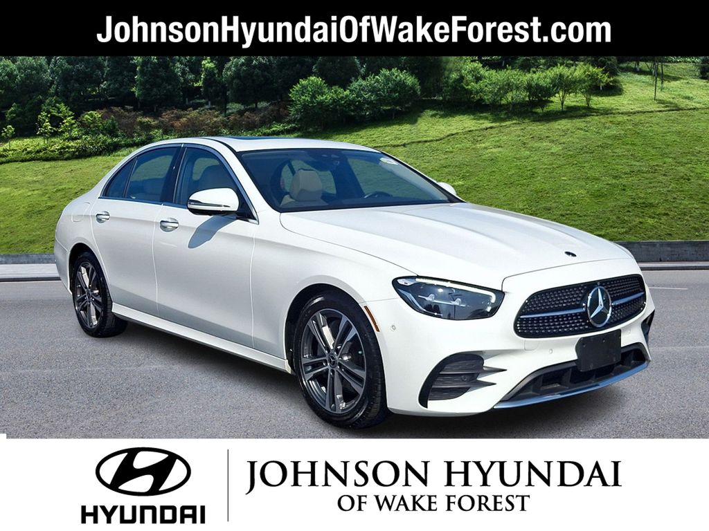 Polar White 2021 Mercedes-Benz E-Class Sedan All-Wheel Drive 9-Speed Automatic