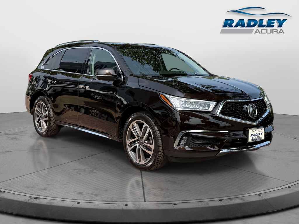 Crystal Black Pearl 2017 Acura MDX SUV / Crossover 9-Speed Automatic