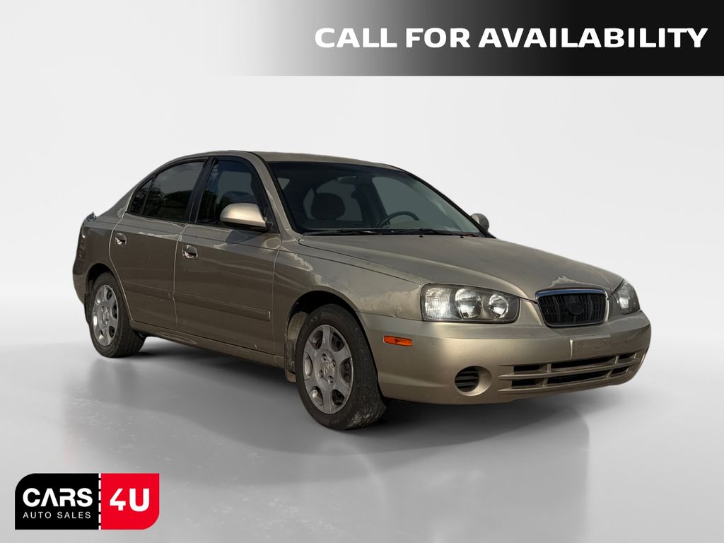 Brown 2002 Hyundai Elantra Sedan Front-Wheel Drive 4-Speed Automatic Overdrive