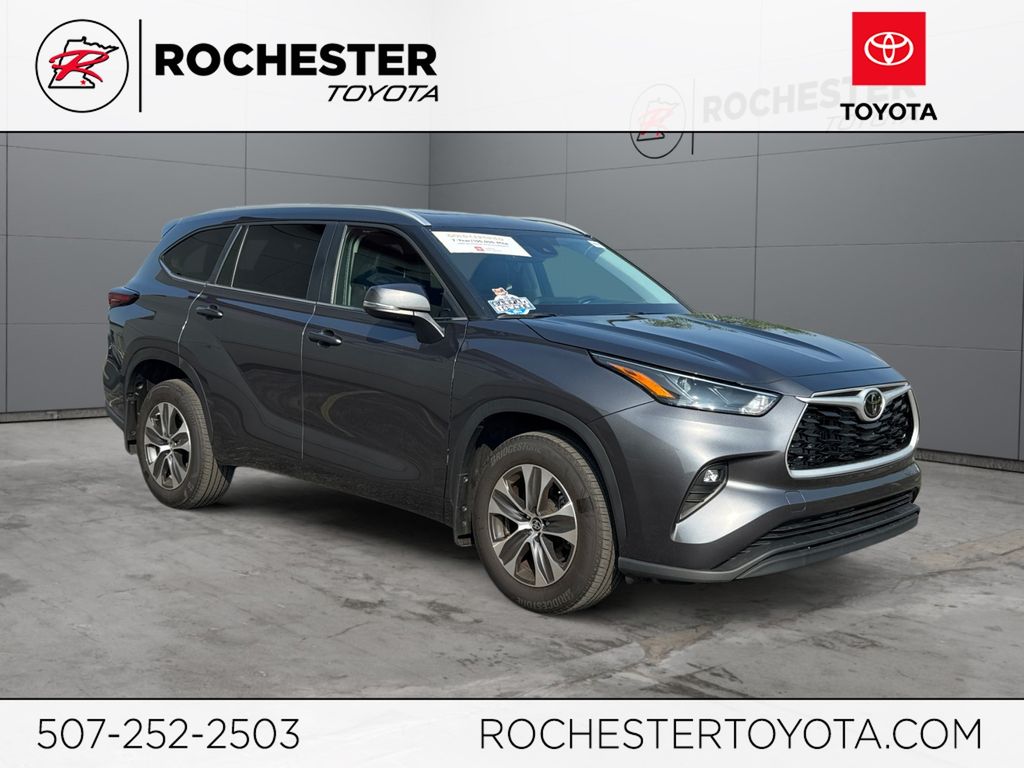 Magnetic Gray Metallic 2024 Toyota Highlander SUV / Crossover All-Wheel Drive 8-Speed Automatic