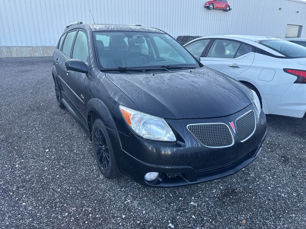 Abyss (Black) 2007 Pontiac Vibe Base Hatchback Front-Wheel Drive 4-Speed Automatic Overdrive