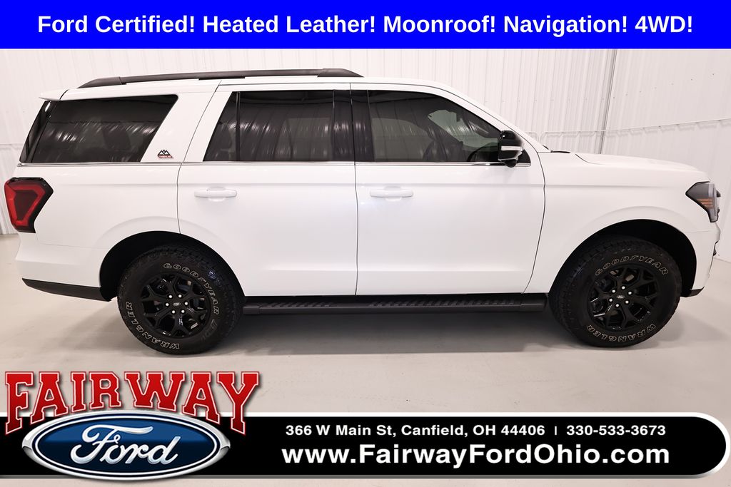 Star White Metallic Tri-Coat 2024 Ford Expedition SUV / Crossover Four-Wheel Drive Automatic