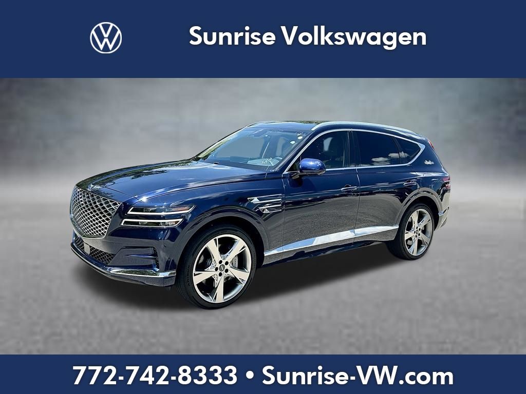 Adriatic Blue 2023 Genesis GV80 3.5T AWD SUV / Crossover All-Wheel Drive 8-Speed Automatic