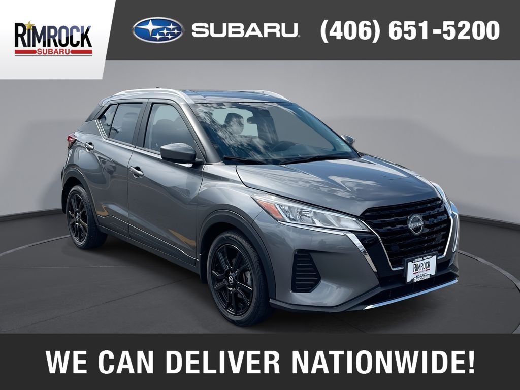 Gray (Gun Metallic) 2024 Nissan Kicks SUV / Crossover Front-Wheel Drive Continuously Variable Transmission