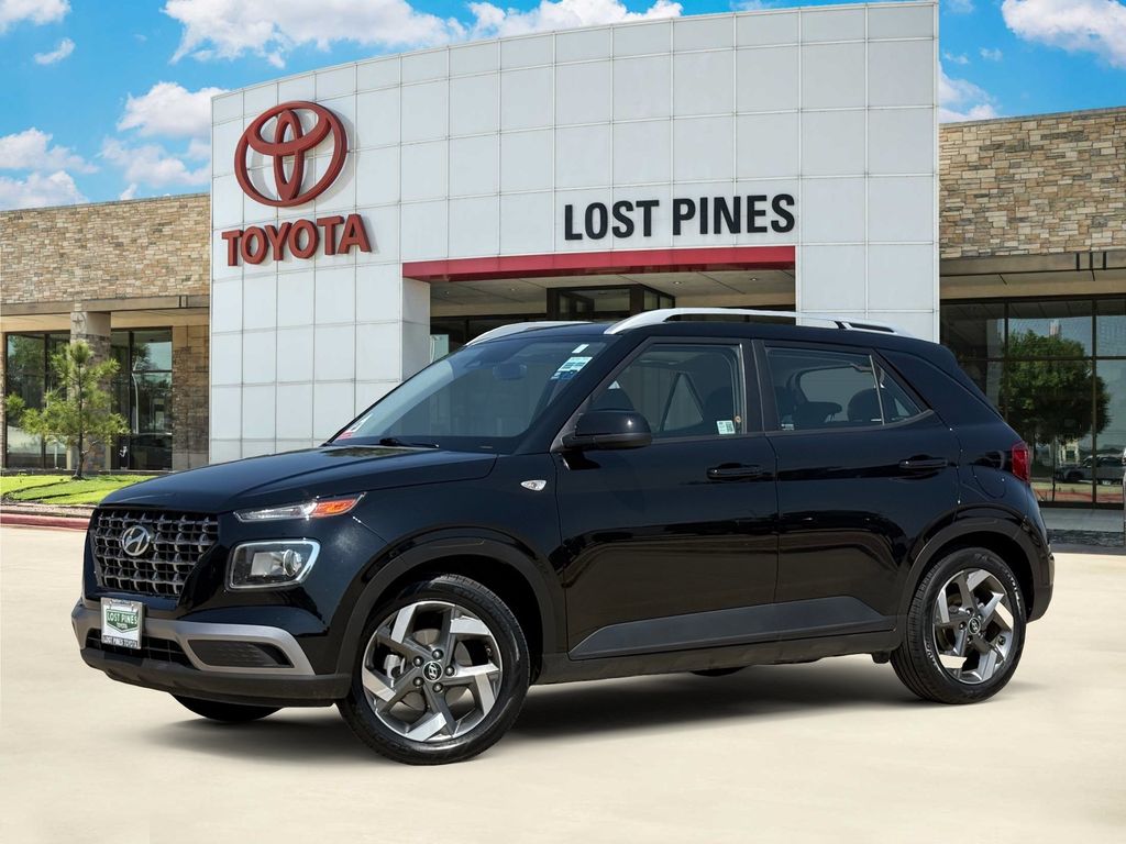 Onyx Black 2025 Hyundai Venue SUV / Crossover Front-Wheel Drive Continuously Variable Transmission