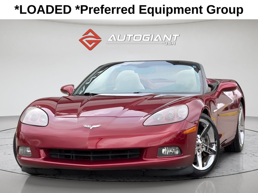 Monterey Red Metallic Tintcoat 2007 Chevrolet Corvette Convertible RWD Convertible Rear-Wheel Drive 6-Speed Manual