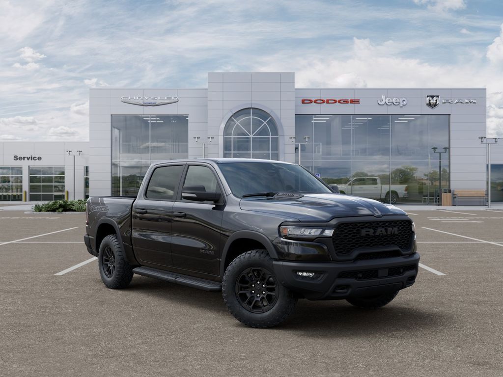New 2026 Diamond Black Crystal Pearlcoat Ram Rebel image 5