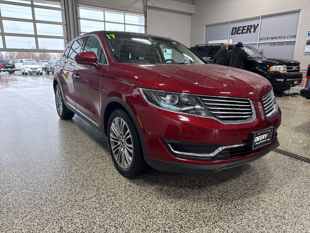 Ruby Red Metallic 2017 Lincoln MKX Reserve AWD SUV / Crossover All-Wheel Drive 6-Speed Automatic