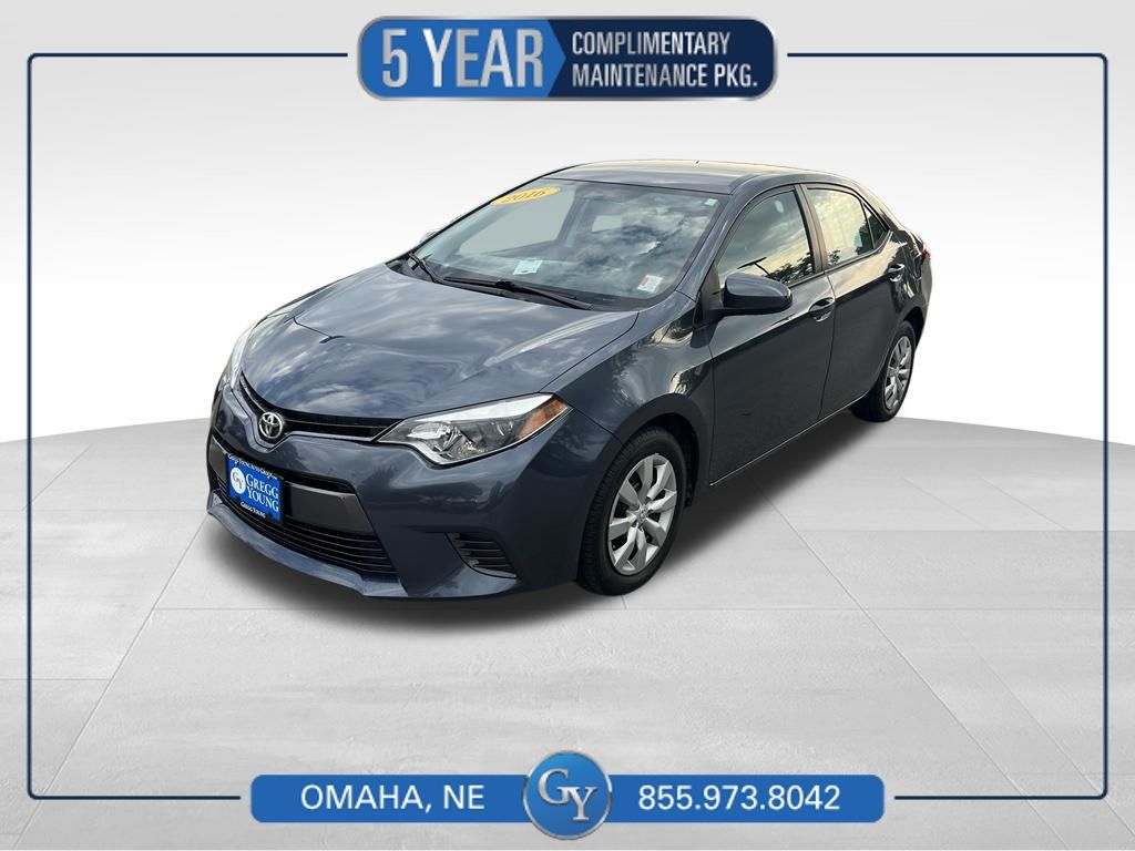 Slate Metallic 2016 Toyota Corolla Sedan Front-Wheel Drive Continuously Variable Transmission