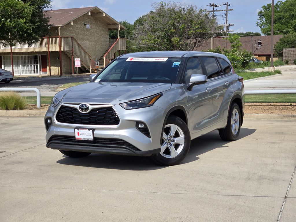 Celestial Silver Metallic 2024 Toyota Highlander LE FWD SUV / Crossover Front-Wheel Drive 8-Speed Automatic
