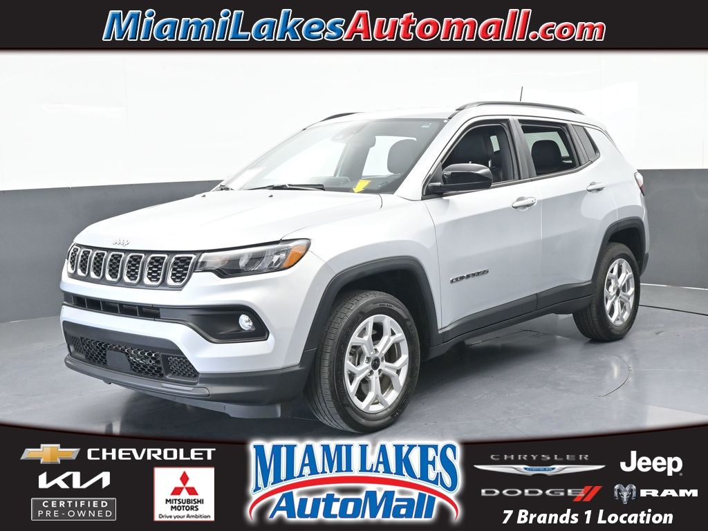 Silver Zynith Metallic Clearcoat 2025 Jeep Compass SUV / Crossover Four-Wheel Drive 8-Speed Automatic