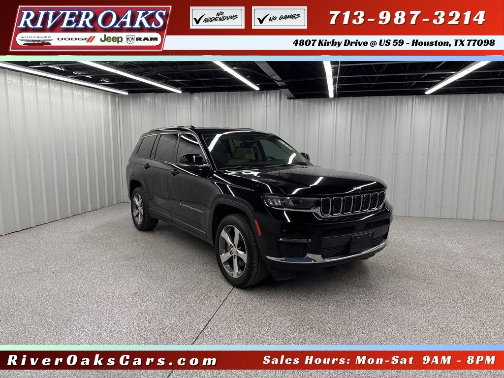2022 Jeep Grand Cherokee L Limited Black at Mac Haik CDJR North Houston