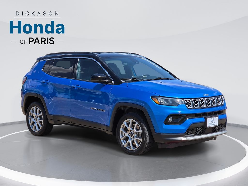 Blue Pearl 2025 Jeep Compass SUV / Crossover Four-Wheel Drive 8-Speed Automatic