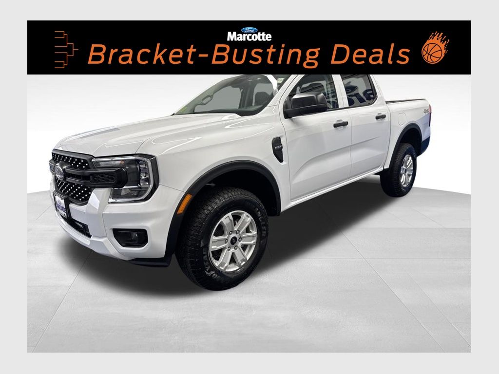 Oxford White 2026 Ford Ranger XL SuperCrew 4WD Pickup Truck Four-Wheel Drive Automatic