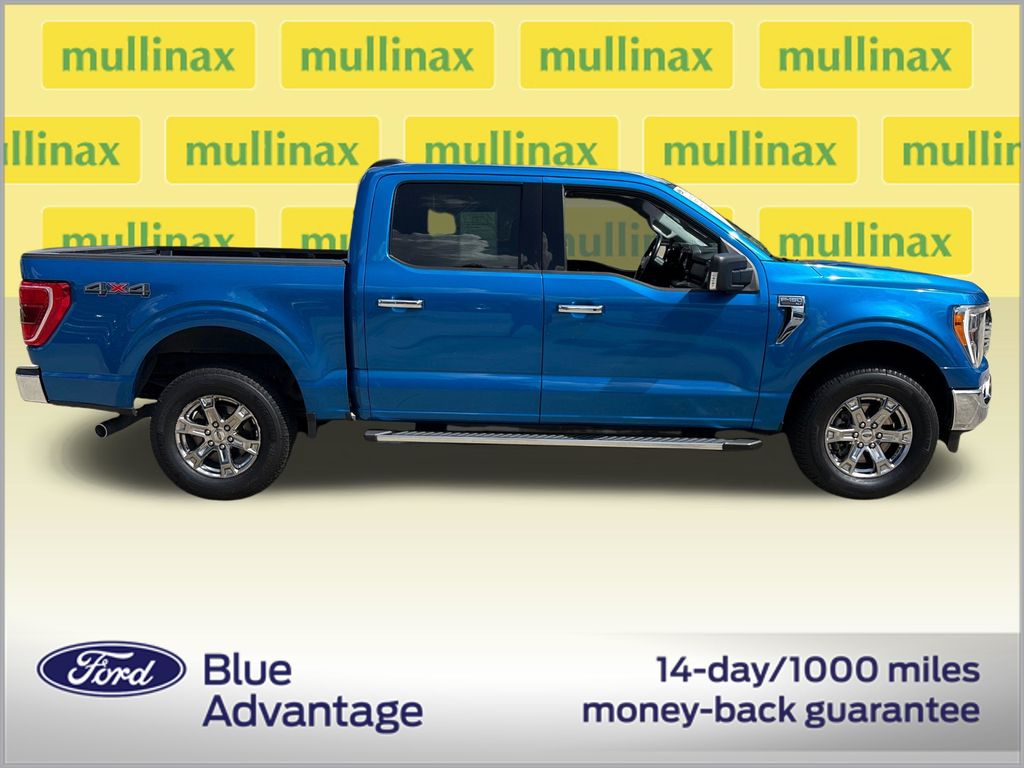 Certified Used 2021 Blue Ford XLT image 2