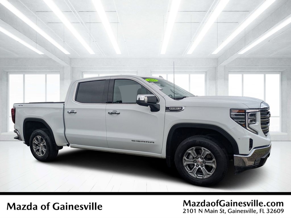 Summit White 2025 GMC Sierra 1500 Pickup Truck Four-Wheel Drive Automatic