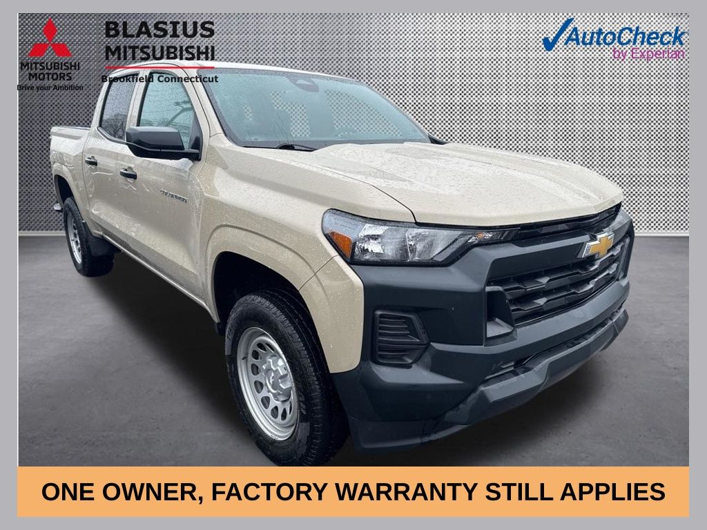 Sand Dune Metallic 2024 Chevrolet Colorado Work Truck Crew Cab RWD Pickup Truck 4X2 8-Speed Automatic