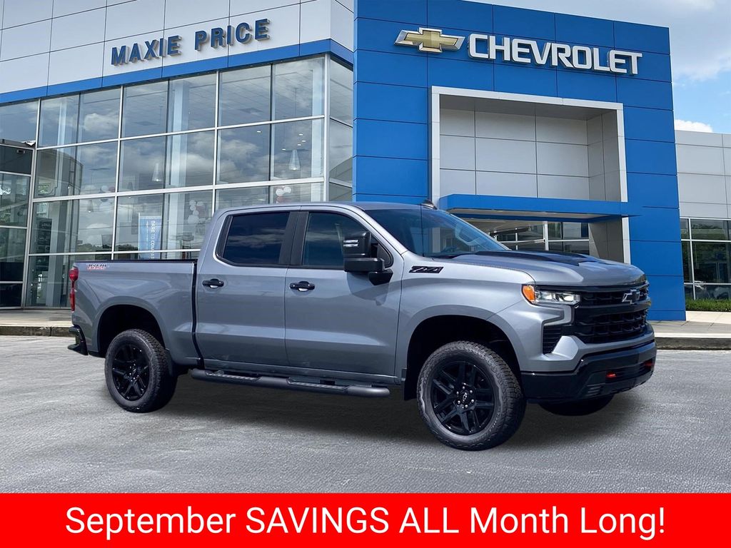 Sterling Gray Metallic 2026 Chevrolet Silverado 1500 Pickup Truck Four-Wheel Drive Automatic