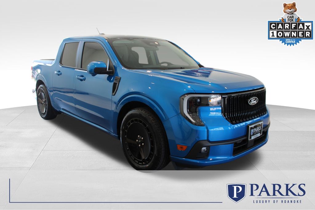 Blue 2025 Ford Maverick Pickup Truck All-Wheel Drive 7-Speed Automatic