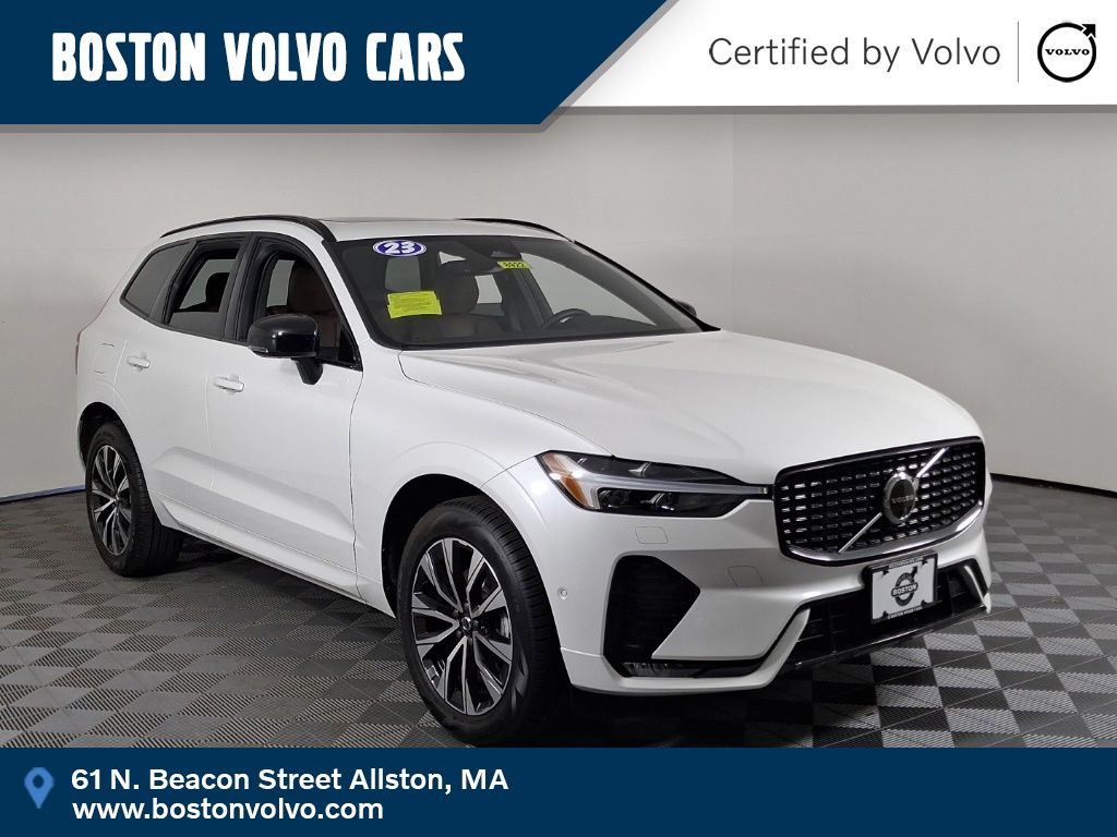 Crystal White Metallic 2023 Volvo XC60 SUV / Crossover All-Wheel Drive Automatic