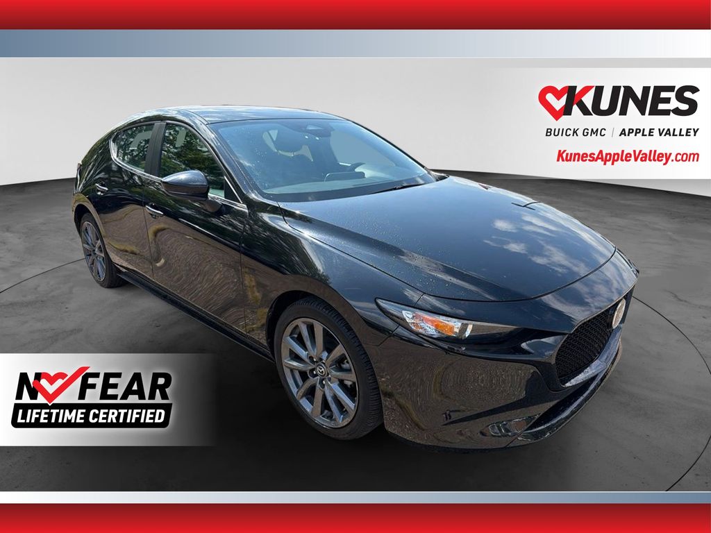 Jet Black 2024 Mazda MAZDA3 Hatchback Front-Wheel Drive 6-Speed Automatic