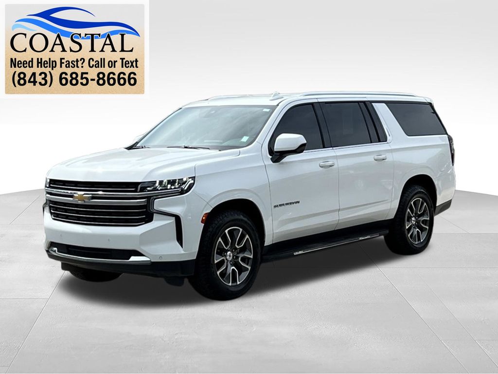 2022 Chevrolet Suburban LT White at Coastal Chevrolet Cadillac