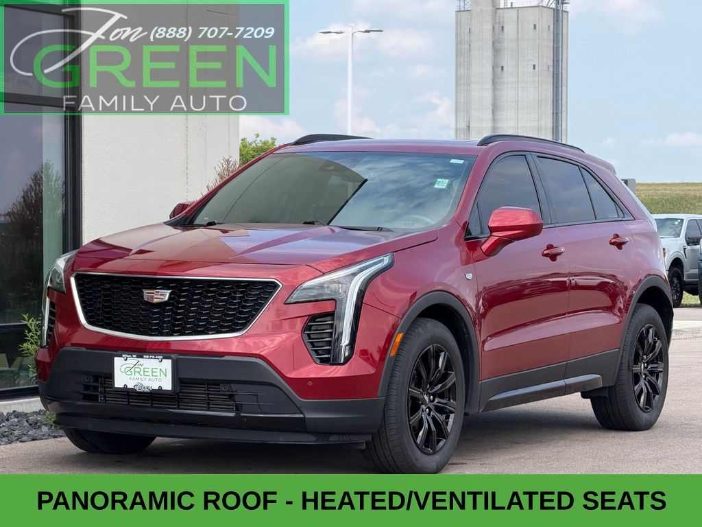 Red 2019 Cadillac XT4 SUV / Crossover Four-Wheel Drive 9-Speed Automatic