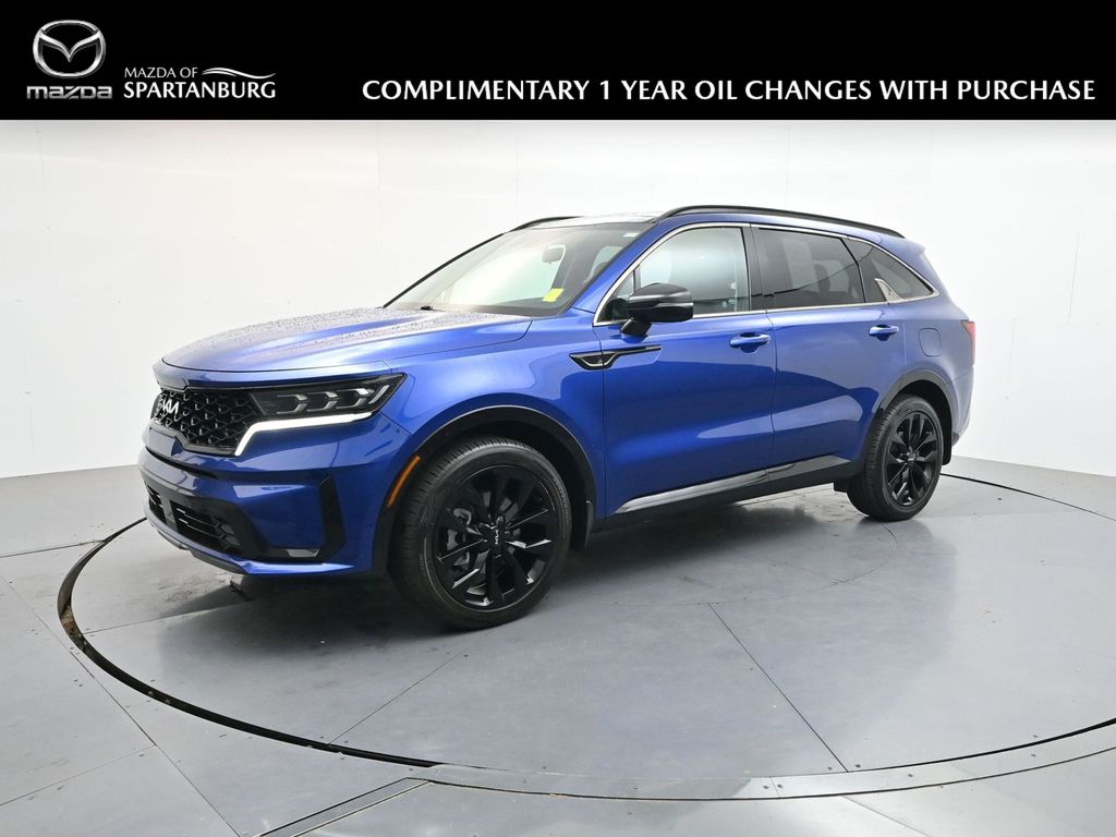 Sapphire Blue 2022 Kia Sorento SUV / Crossover Front-Wheel Drive 8-Speed Dual Clutch