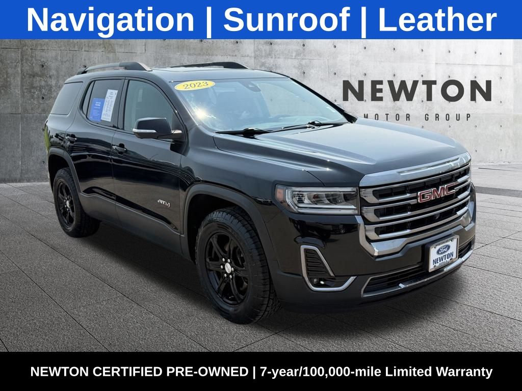Black (Ebony Twilight Metallic) 2023 GMC Acadia SUV / Crossover Four-Wheel Drive 9-Speed Automatic