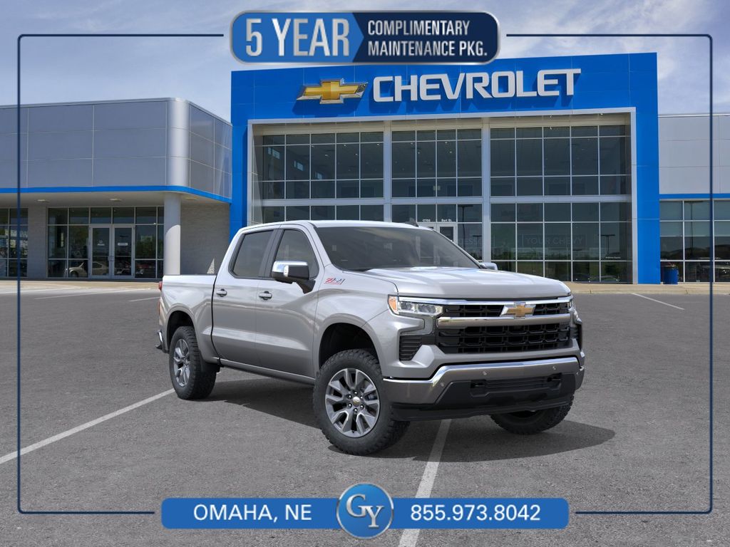 Sterling Gray Metallic 2026 Chevrolet Silverado 1500 Pickup Truck Four-Wheel Drive Automatic