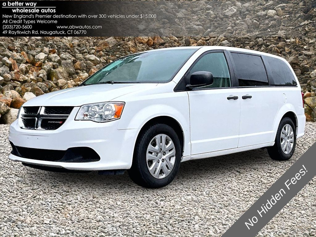 White Knuckle Clearcoat 2019 Dodge Grand Caravan Minivan Front-Wheel Drive 6-Speed Automatic