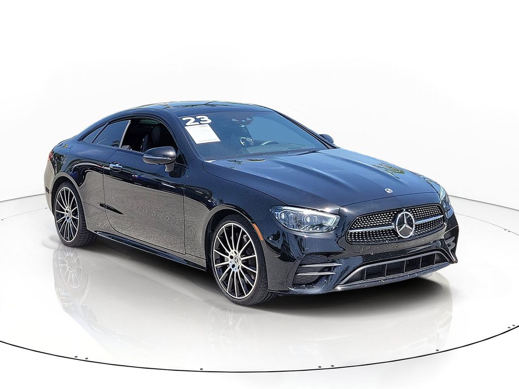 Black 2023 Mercedes-Benz E-Class Convertible Rear-Wheel Drive 9-Speed Automatic